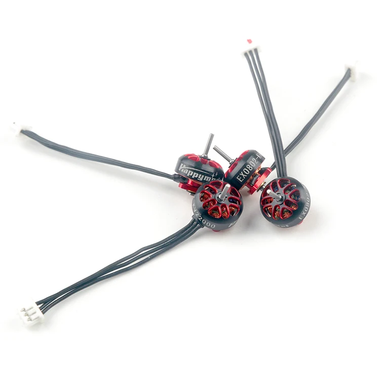 4 шт. новый цельный дизайн колокольчика HappyModel EX0802 KV19000 KV22000 1S бесщеточный двигатель для бесщеточных дронов 65 мм 75 мм 85 мм FPV Tinywhoop