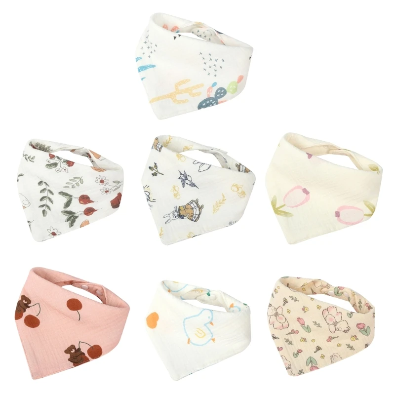 

Drooling Apron Burp Cloths Infant Supplies Bib Absorbent Cotton Baby Bib