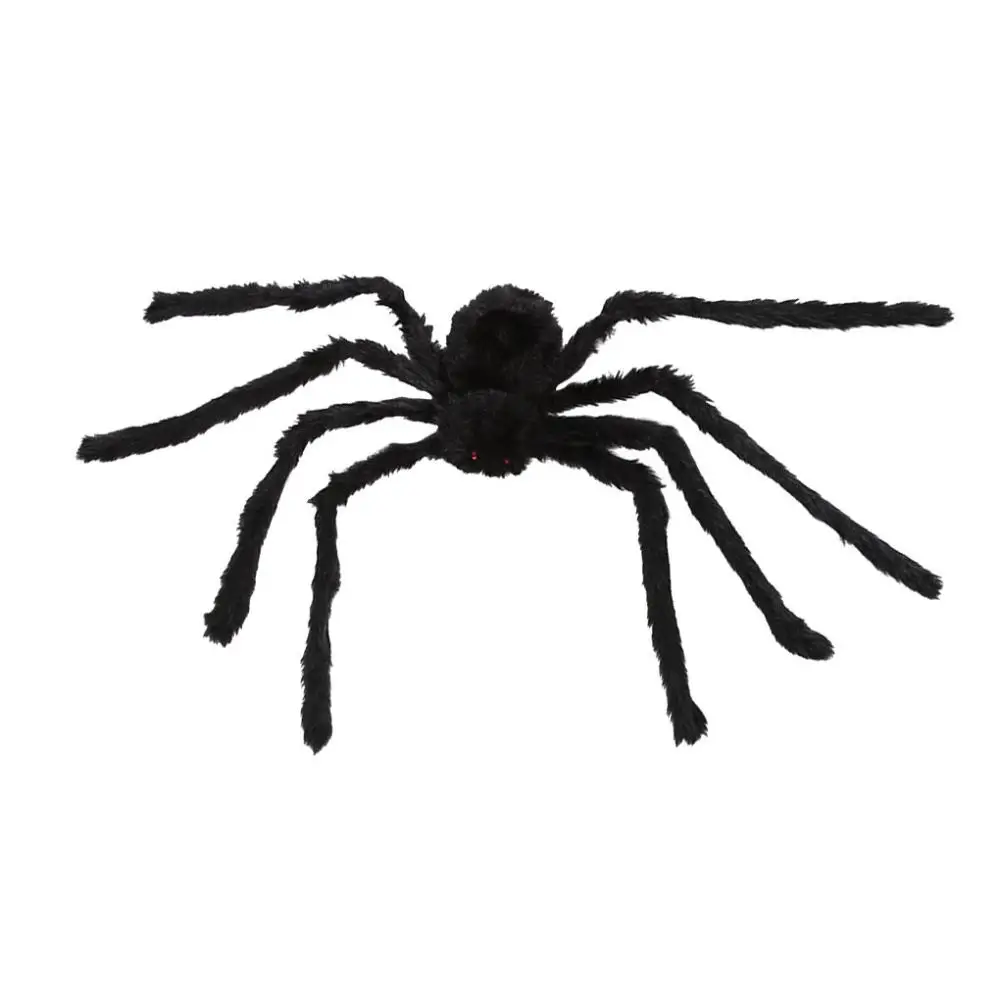 

Большой паук, украшение на Хэллоуин для дома, бара, дом с привидениями, паук, паутина, искусственный паук на Хэллоуин, Шелковый реквизит