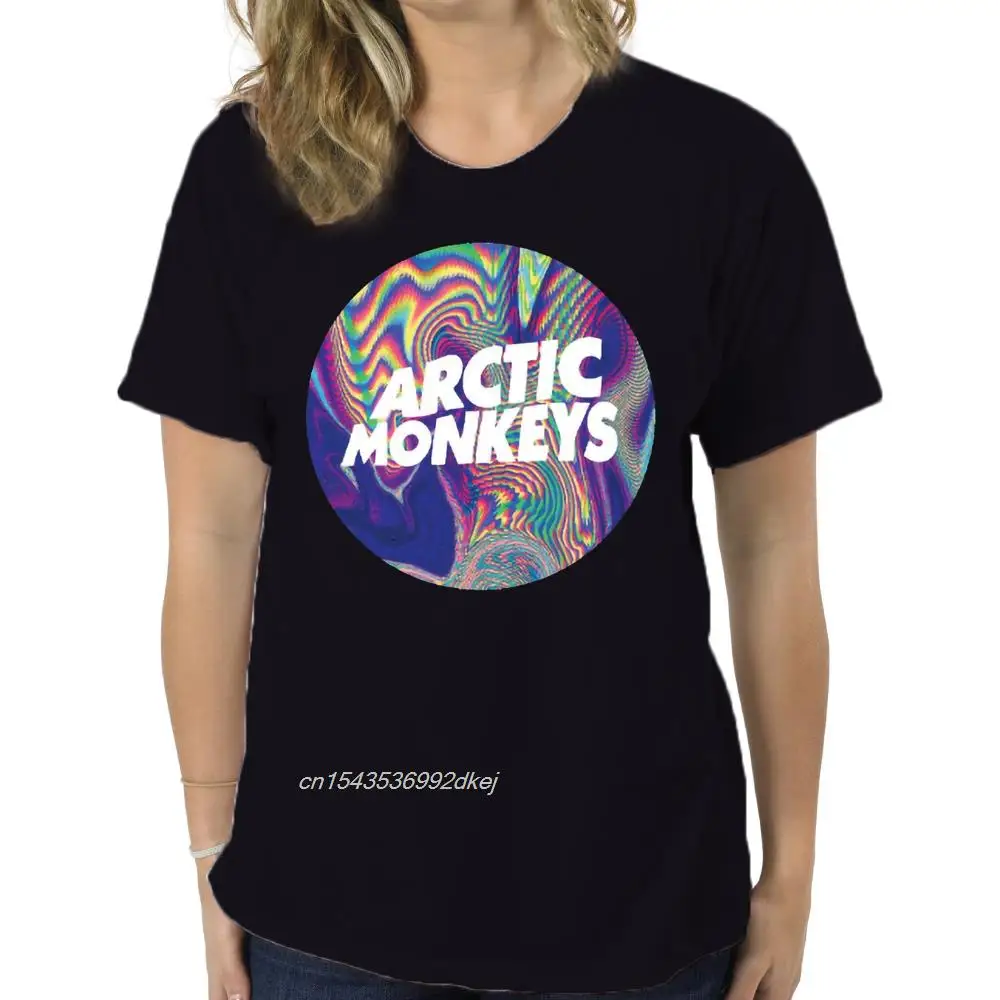 

Men T Shirt T-shirt Arctic Monkey Psychedelic Black Tshirts Women T-Shirt