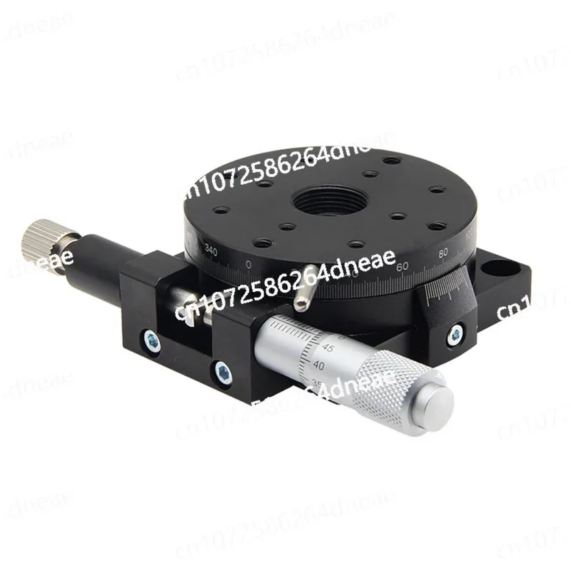 Ось R 90 мм 3 6 дюйма ручной поворотный микрометр с раздвижным столом на 360 градусов