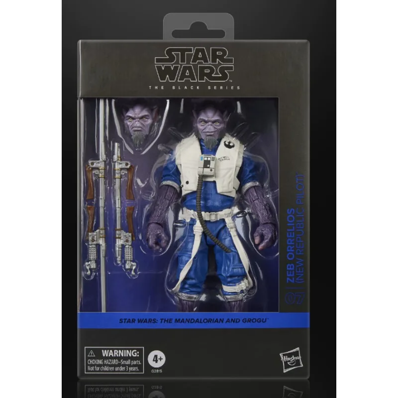 В наличии: Коллекционная модель подвижной куклы-робота Hasbro Star Wars The Mandalorian and Gugu Zeb Aurellios, игрушка в подарок (art.: 3920db6ecb7e2) - 3920db6ecb7e2