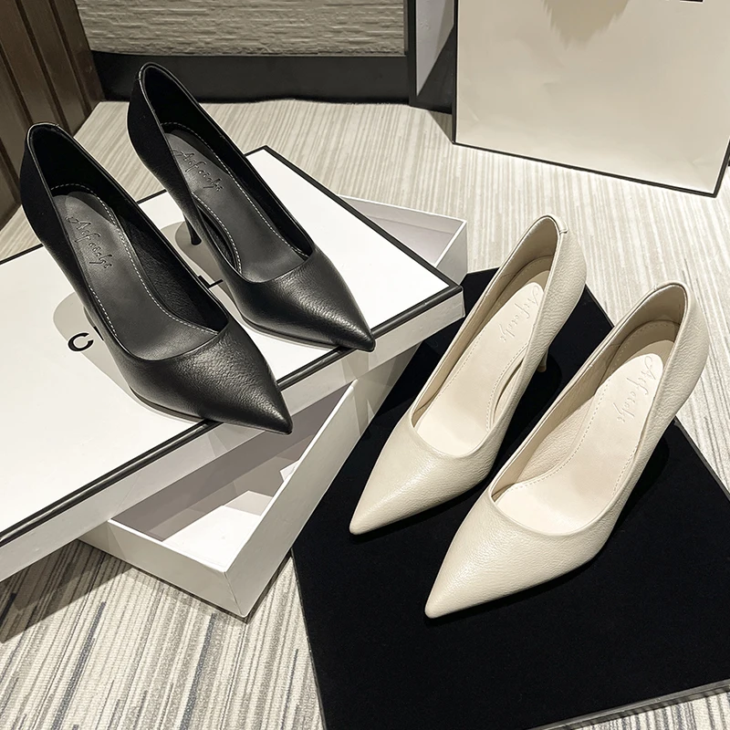 Fashion Designer Ladies Casual Split Leather High Heels Summer  Heel Sexy Girl Wedding Shoes for Women Sandals Stripper