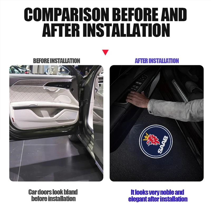 СВЕТОДИОДНЫЙ ЭМБЛЕМА двери автомобиля светильник приветственная лампа