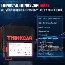 Фото [Бесплатное обновление на весь срок службы] THINKCAR ThinkScan Max 2 Автомобильный диагностический инструмент с полной поддержкой системы CANFD для GM, 28 функций сброса, сканер OBD2, TPMS №4