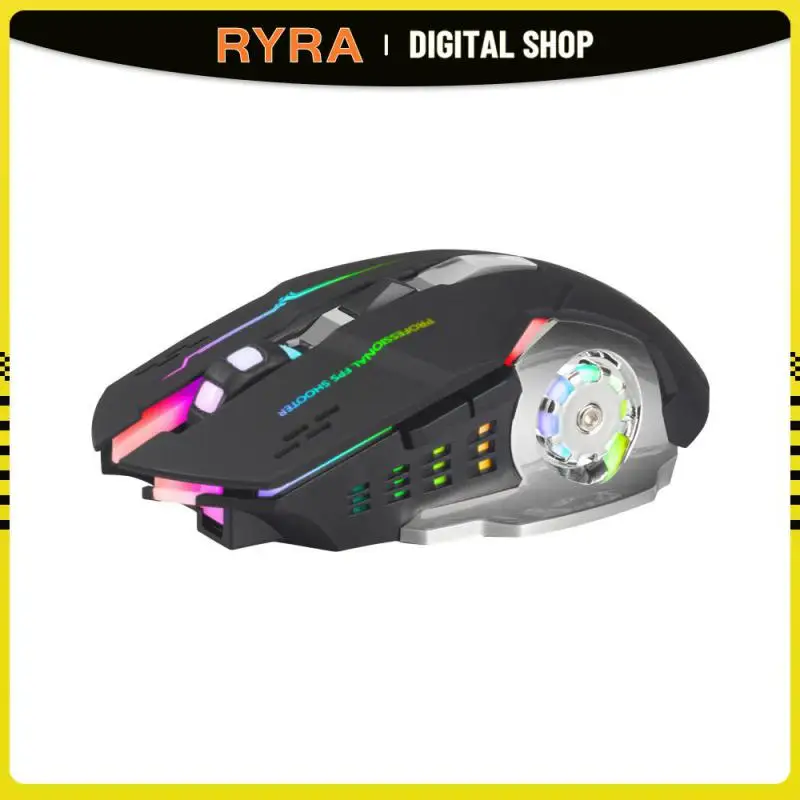 

RYRA Bluetooth Wireless Mouse 2.4G Charging Gaming Mouse Mute Backlit Mouse Mechanical Ergonomic Mice For Pc Laptop Accessories