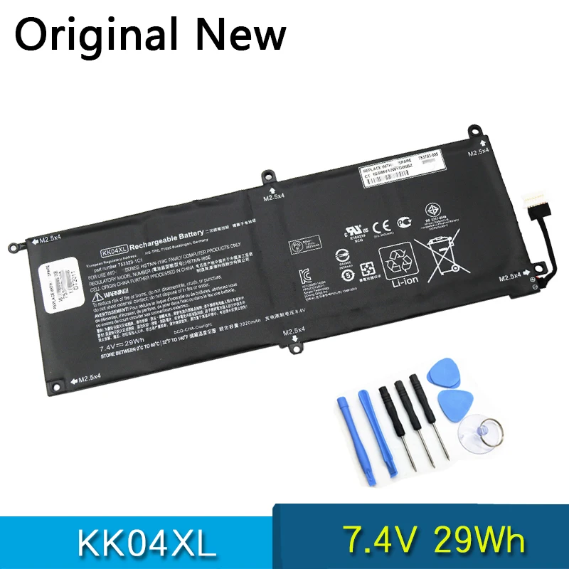 Новая Оригинальная Аккумуляторная батарея KK04XL Φ для HP Pro x2 612 G1 Tablet 753329-1C1 753703-005 7 4 V