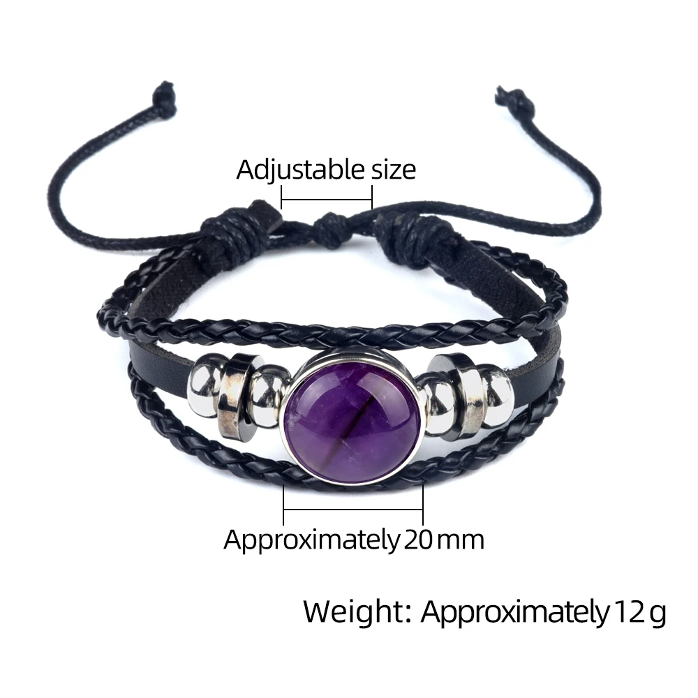 Двухслойные браслеты унисекс из натурального камня Ameixst Tigers Eye очаровательные