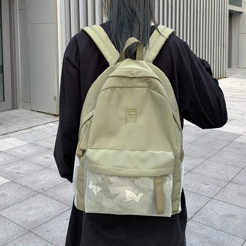 Повседневный женский рюкзак для ноутбука, Большой Вместительный черный рюкзак для девочек в школу Kawaii, японский рюкзак для начальной школы,...