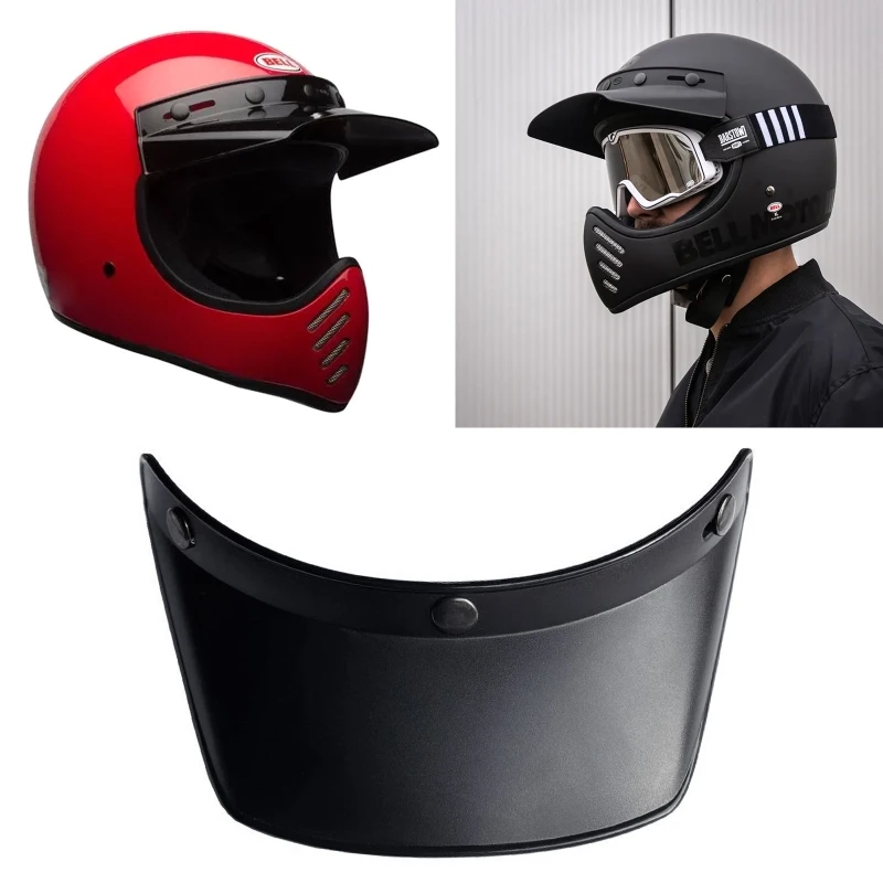 

Мотоциклетный шлем Мотоциклетный скутер Открытый козырек для шлема Козырек с 3 кнопками GTWS
