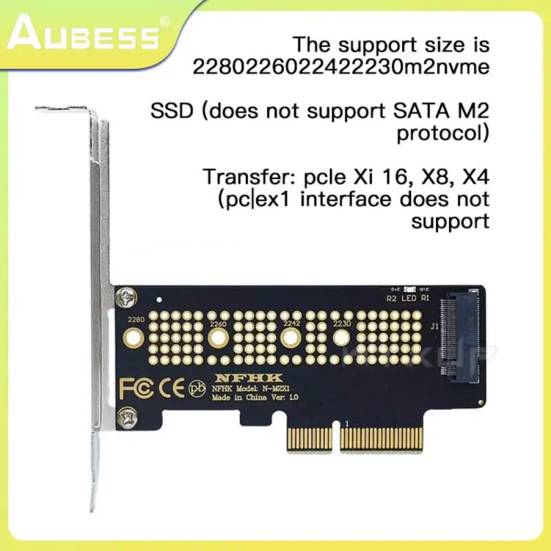 

Mini Portable Pci-e M.2 Adapter For 2230 Large Capacity Pcie X1 To M.2 Card With Bracket No Delay Heat Dissipation High-speed