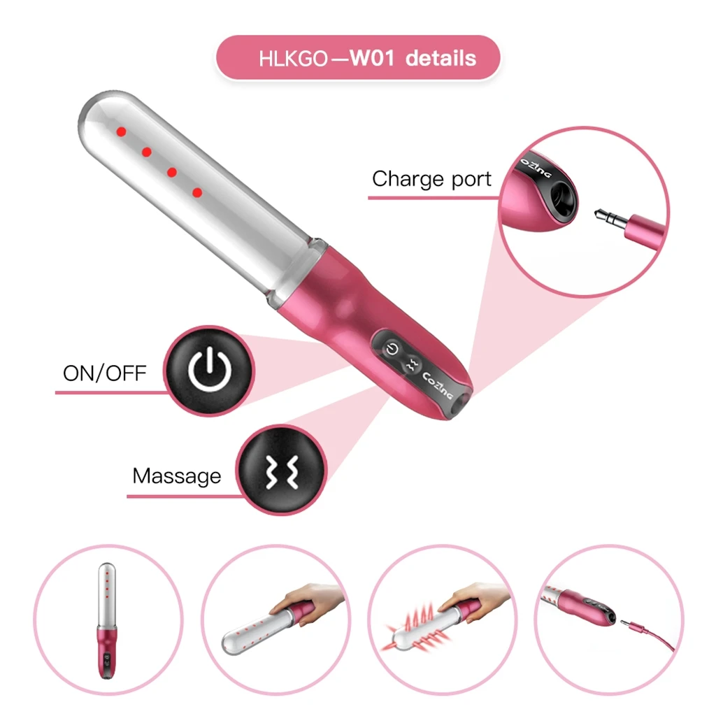 

Women Home Health MassageStick Gynecological Disease Vaginal Tightening LLLT Cold Laser Treatment Device
