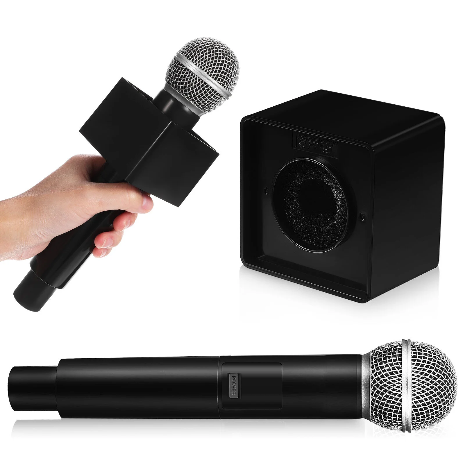 

Children Toys Simulated Microphone Cosplay Kids Singing Practice Props Simulation Abs Plastic
