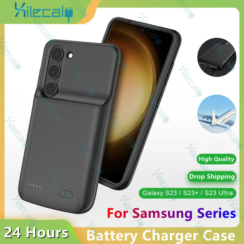 

Battery Charger Case For Samsung Galaxy S23 22 Ultra Note 10 20 S10 S20 S21 Plus Power bank Portable battery Cover For S20 FE