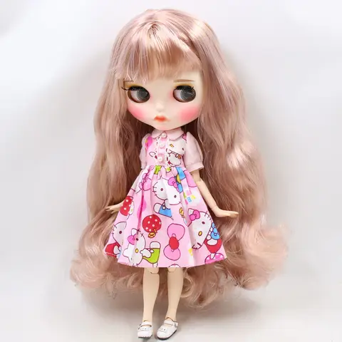 Кукла ICY DBS Blyth No 2 БЕЛАЯ и черная кожа Шарнирное тело 1/6 BJD Специальная цена Игрушка в подарок
