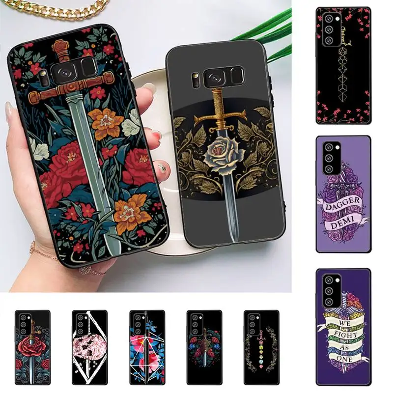 

Sword and flower Phone Case For Samsung Galaxy Note 10Pro Note 20ultra note20 note10lite M30S