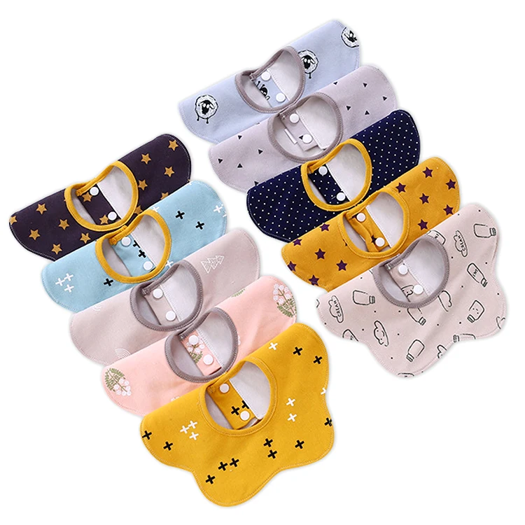 Детские Непромокаемые нагрудники хлопковая ткань с цветочным рисунком