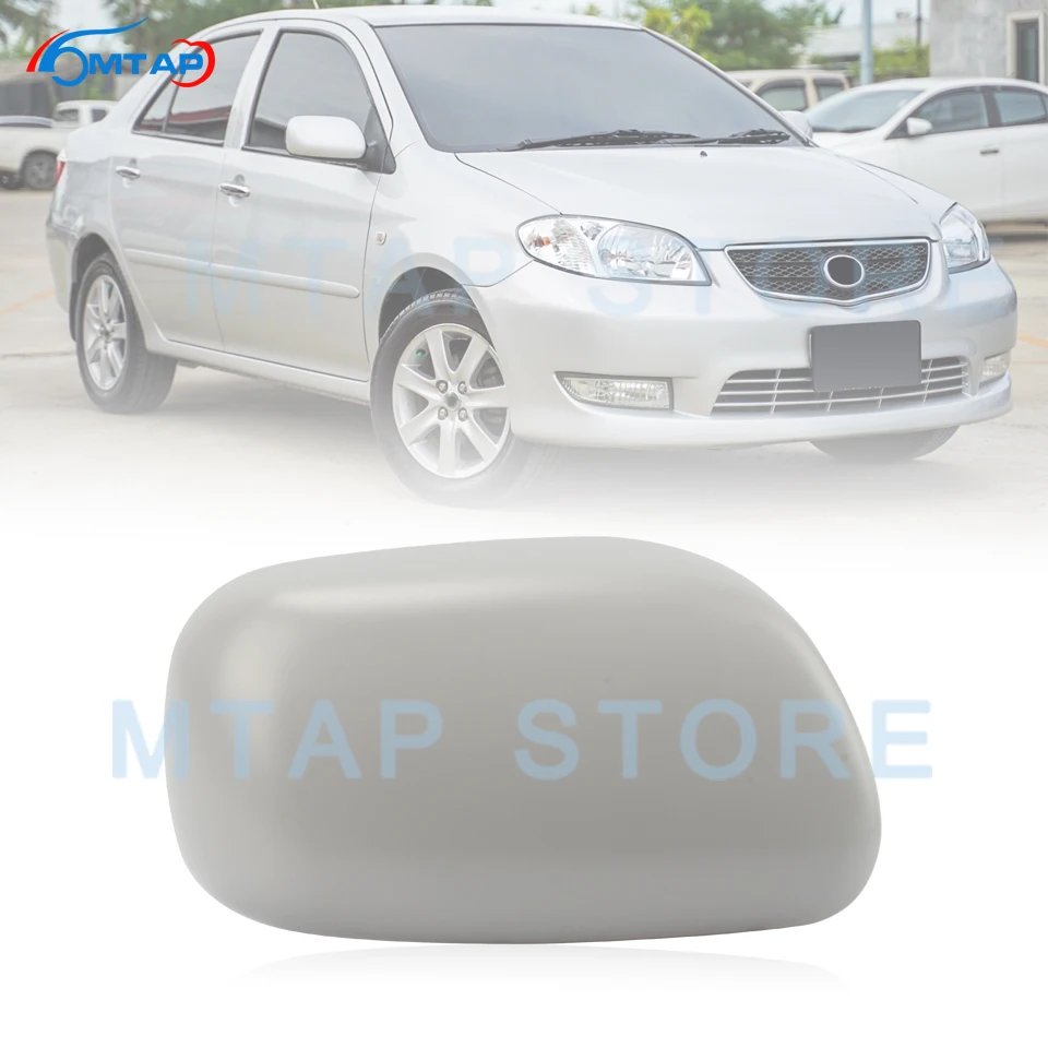 

Корпус Корпуса заднего вида MTAP для наружного крыла автомобиля, чехол для двери, боковое зеркало, чехол для Toyota Soluna Vios NCP4 AXP4 2002-2007, неокрашенный