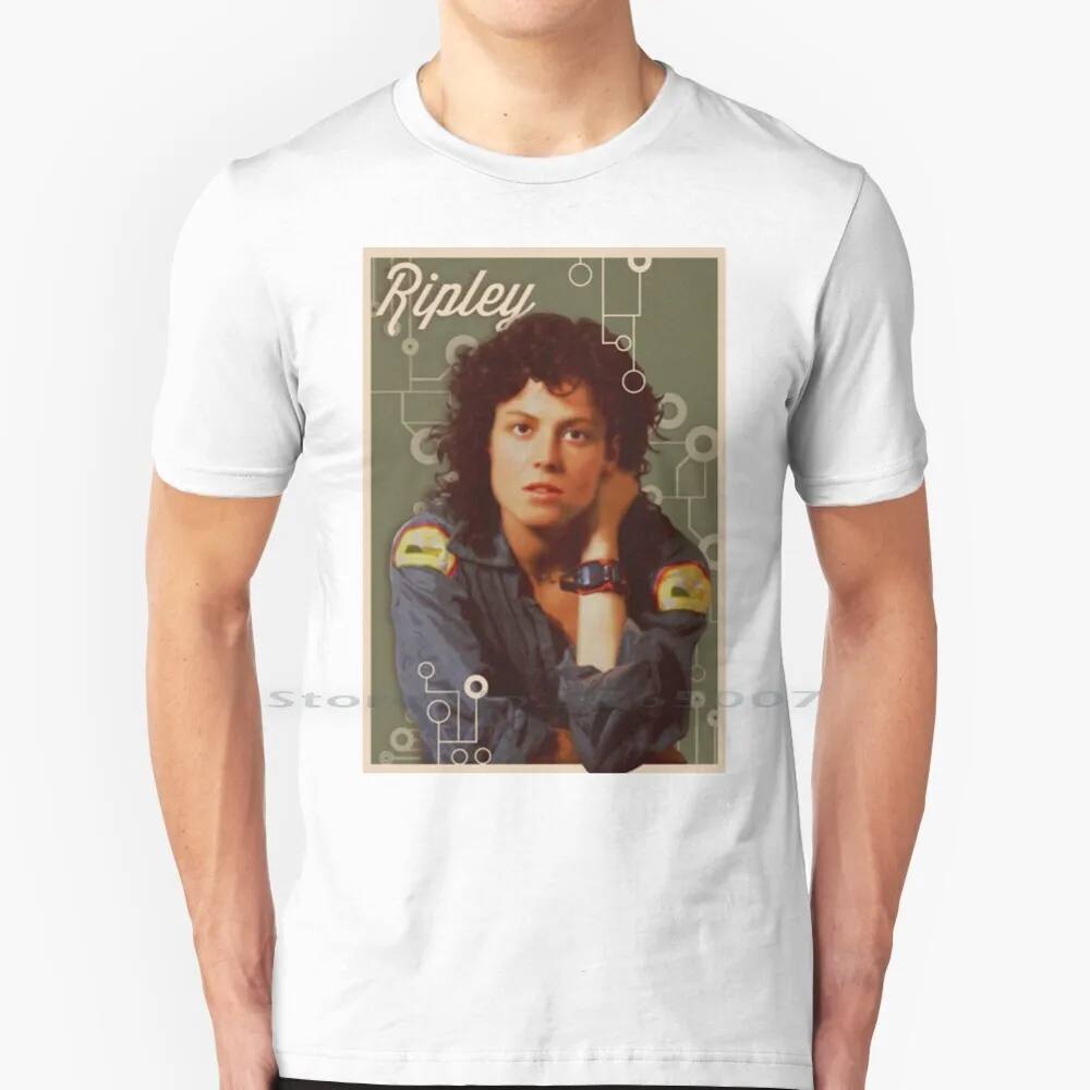 

Ripley T Shirt 100% Cotton Ripley Movie Actress Sigourney Weaver Cool Photoshop Big Size 6xl Tee Gift Fashion