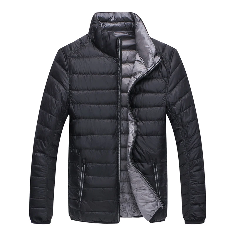5XL 6XL 7XL 90%White Duck Down Jacket Winter Warm Jacket Coat Men's Thin Ultralight Down Jackets Men Outwear Coats