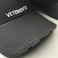 vetements letter logo embroidery baseball cap men women hip hop sports peaked cap adjustable