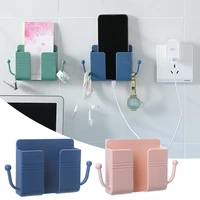 multifunctional wall mounted storage box air conditioner tv remote control phone organizer holder bedside hanger box
