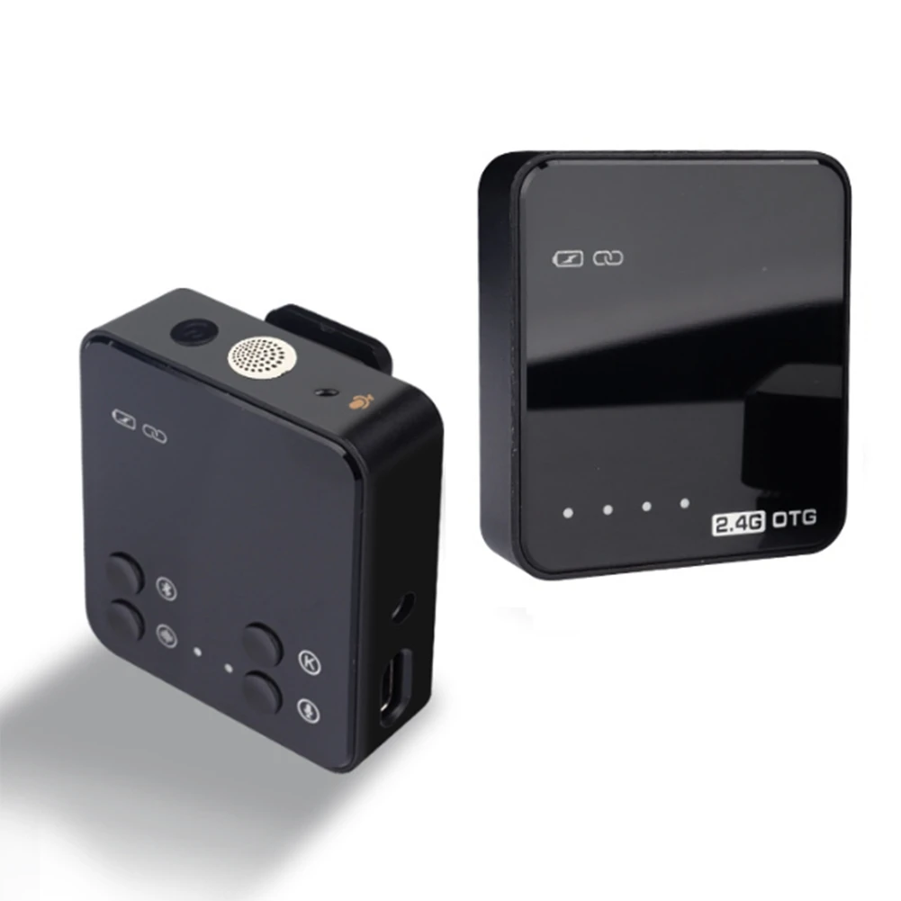 

Беспроводной петличный микрофон 2,4G, квадратный радиочастотный приемник, система с зажимом для воротника, для телефонов с камерами