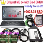 Оригинальный Mb Star C4 SD Connect c4 wifi программное обеспечение SSD мультиплексор ADG426 с ноутбуком E6420 i5