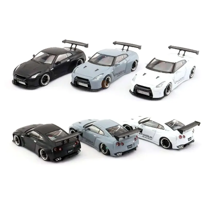 

10pcs/lot Wholesale LF 1/64 Scale Diecast Car Toys Nissan GTR R35 Die-Cast Metal Vehicle Model Toy For Boys Kids Gift Sale Store