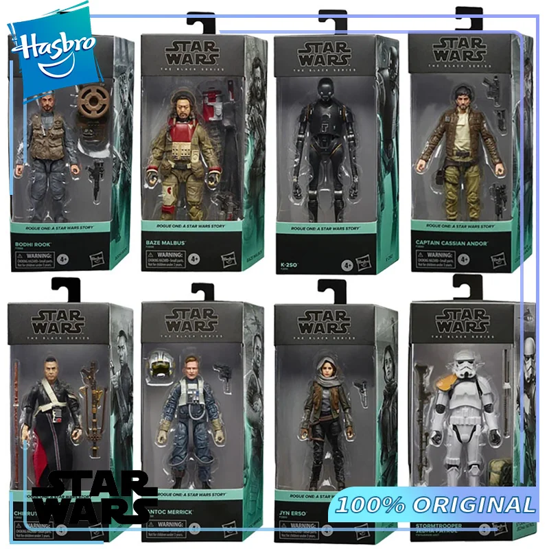 

Hasbro Star Wars The Black Series Rogue One Saw Gerrera K-2SO Cassian Andor Jyn Erso Baze Malbus A Story Collectible Figure Toy