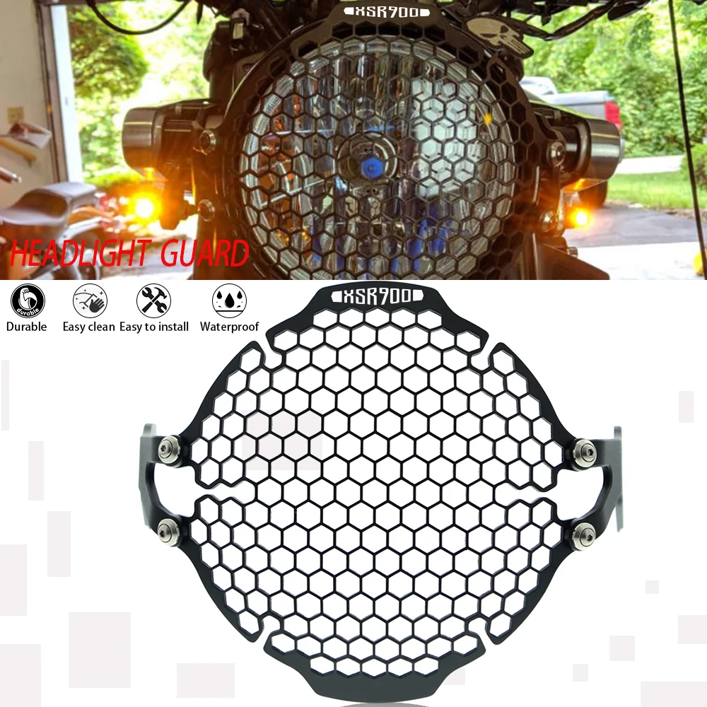 

Для Yamaha XSR900 2016 2017 2018 2019 2020 2021 2022 XSR 900 мотоциклетная винтажная защита для фар, гриль, крышка лампы