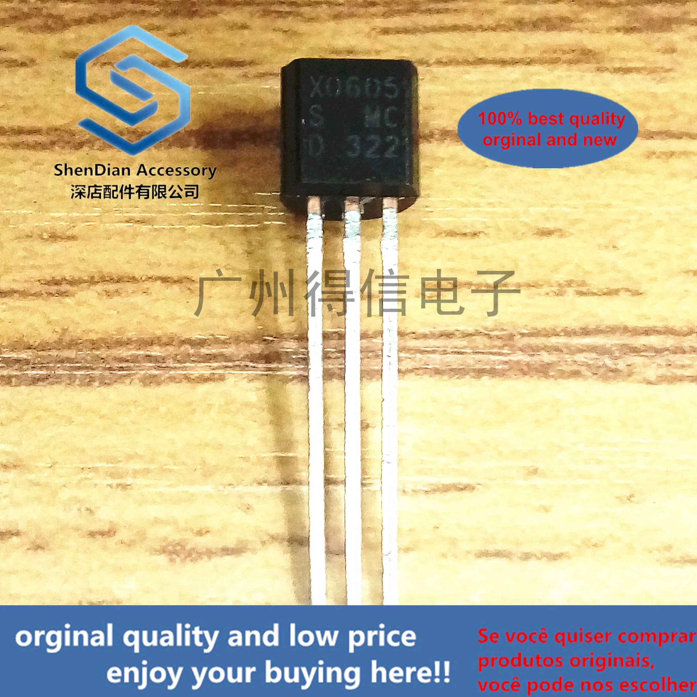 

30pcs 100% orginal new X0605 1A 600V To-92 real photo