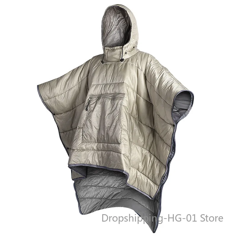 Ленивый плащ спальный мешок унисекс портативный легко хранить уличный