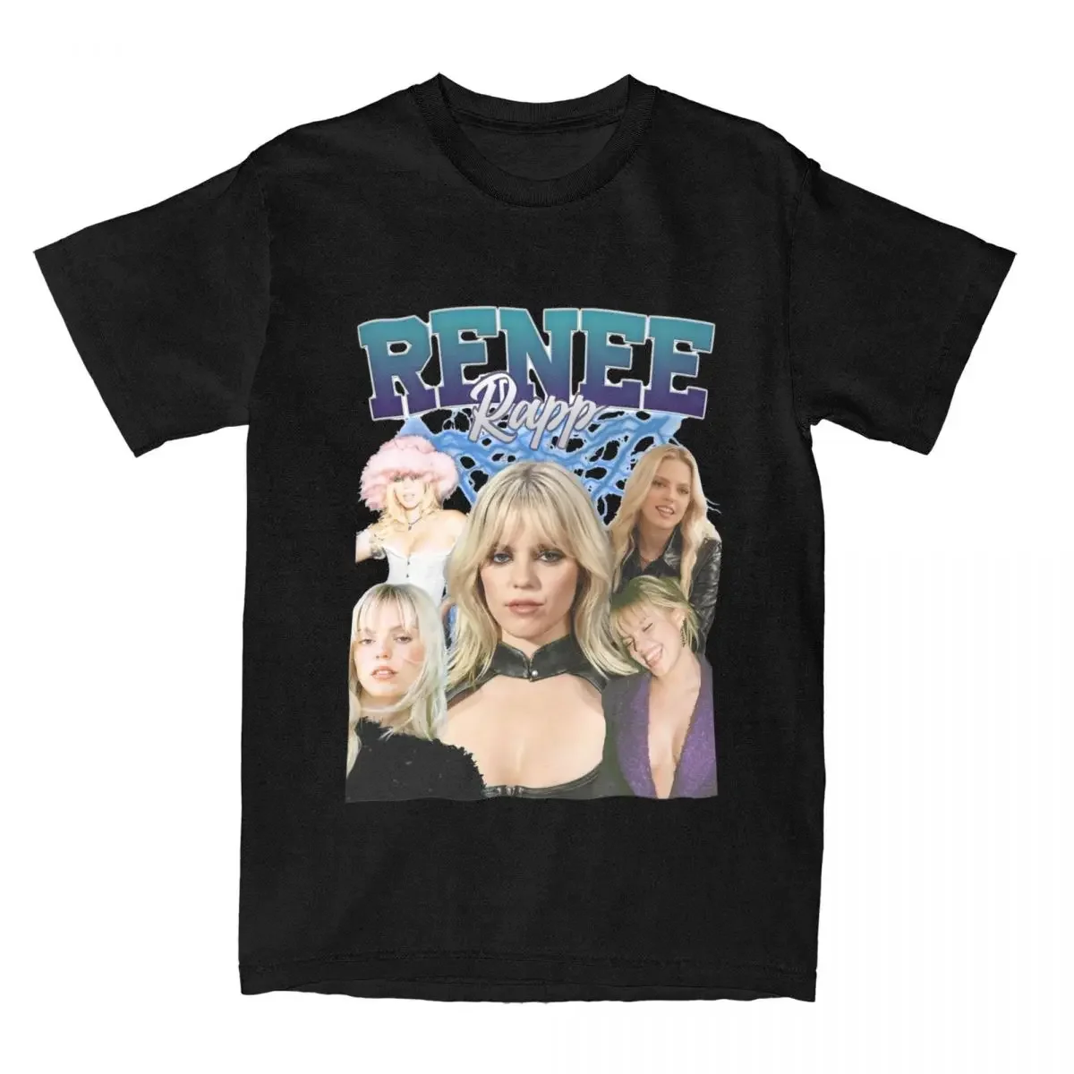 Мужские футболки Renee Rapp в стиле ретро топы из 100% хлопка новинка футболка с