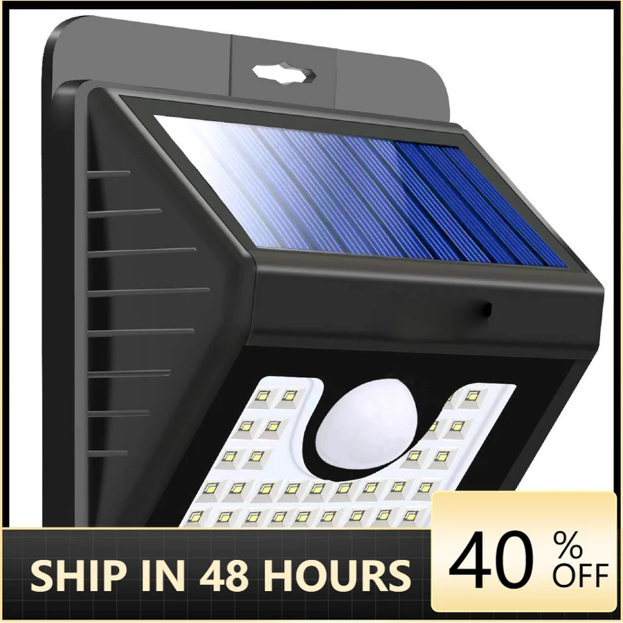 

LukLoy LED Solar Light Solar Wall Ligjt 30LED Outdoor Road Lighting Street Lights Waterproof Solar Induction Lights Sconce