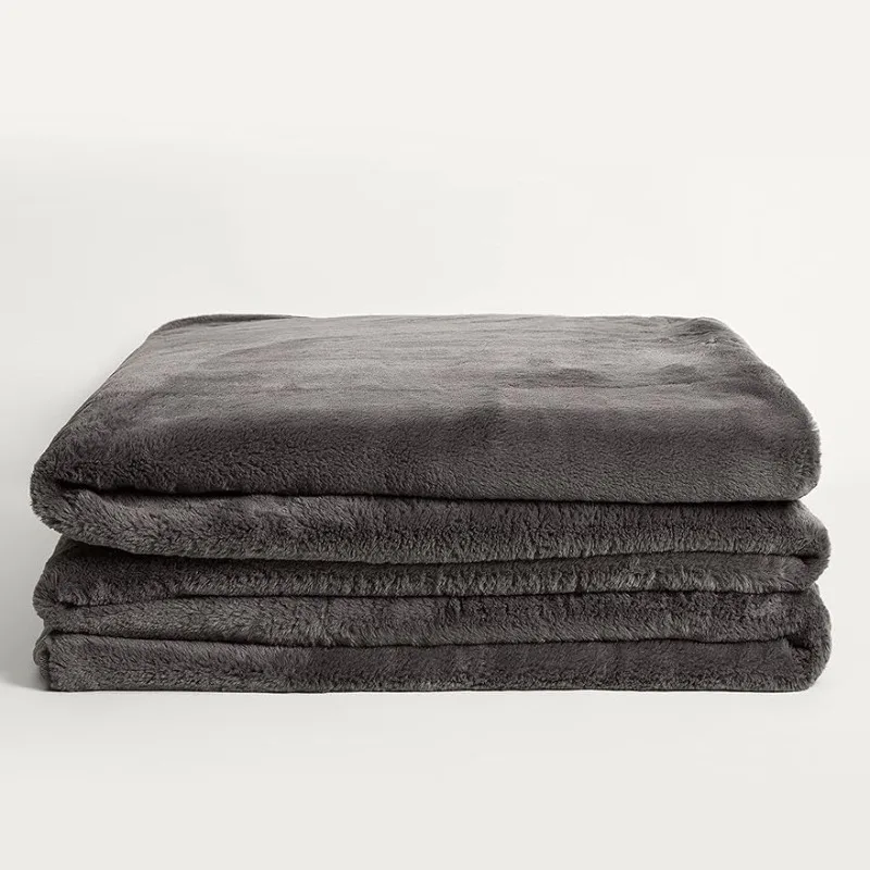 

Одеяло из искусственного меха-оверсайз, легкое, очень мягкое одеяло-машинная стирка-добавляет мягкого слоя к любой кровати или диване