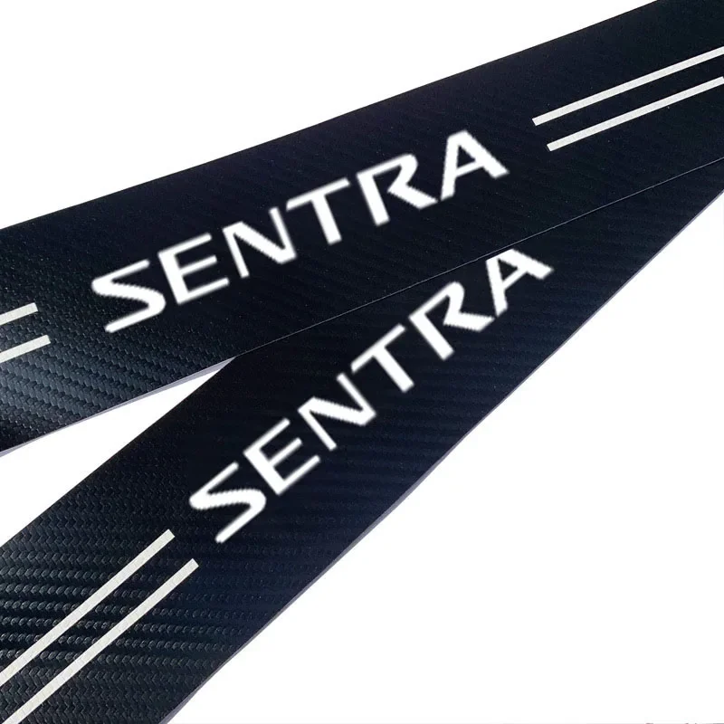 Фото Для Nissan Sentra авто защита порога SEAMETAL автомобильные наклейки защита края двери автомобильные аксессуары водонепроницаемая лента против царапин №4