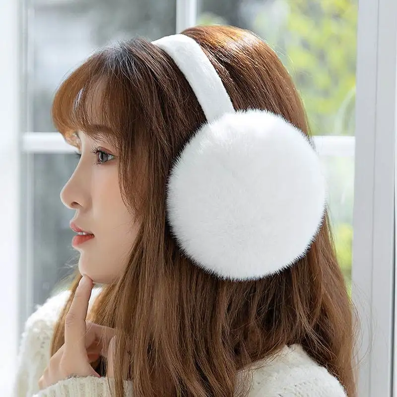 Warm Earmuffs Women Winter Cute Cycling Anti-Freezing Ear Protection Plush Cap