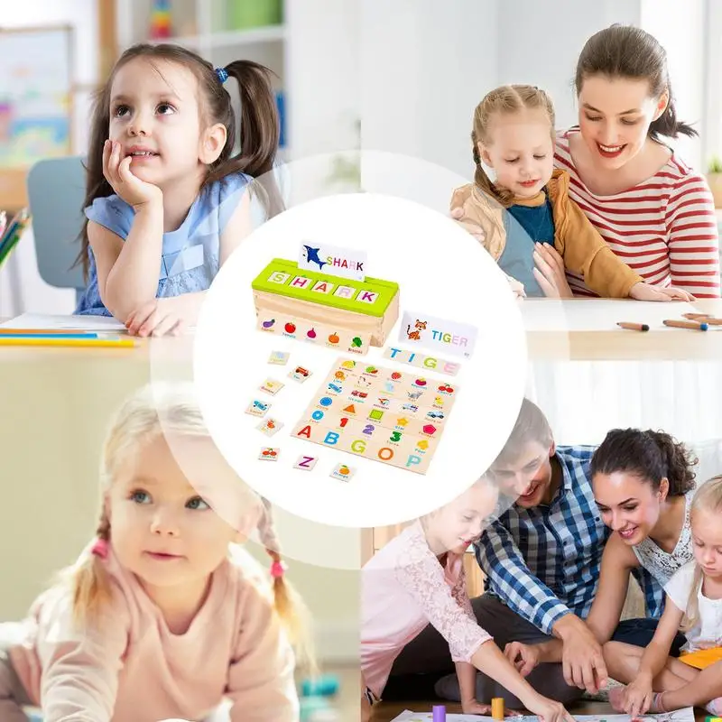 Деревянная игрушка-сортировщик форм деревянная подходящая коробка