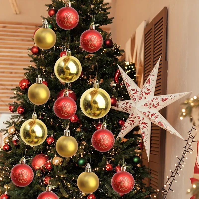 Рождественские шары елочные украшения Фенечки Вечерние свадебные Пластиковые