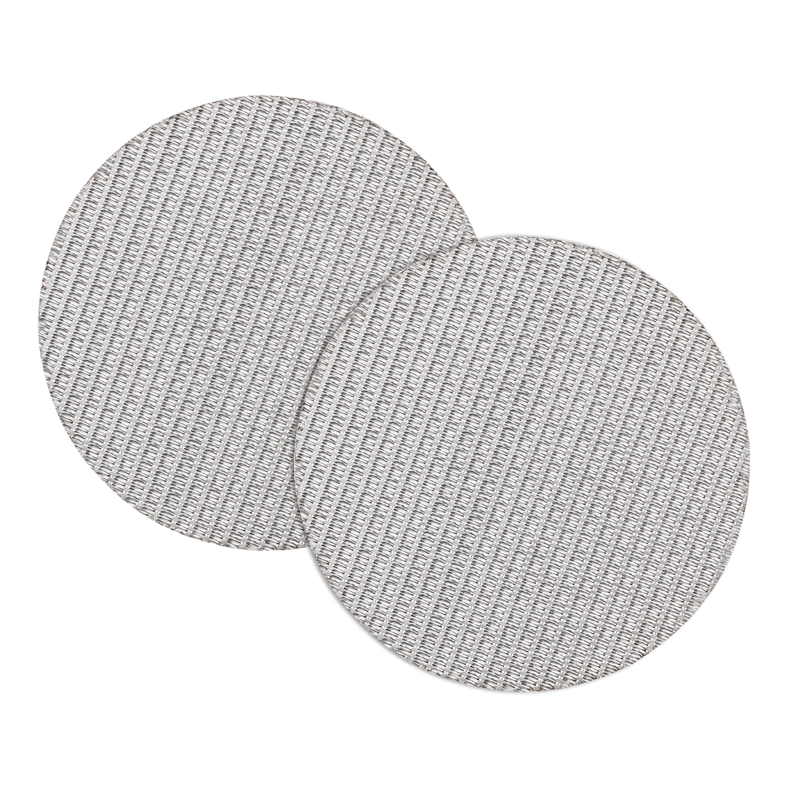 2pcs Mesh Net Easy CleanPuck Screen Round Stainless Steel Durable Coffee Fiilter Accessories Universal Home Ultra Fine