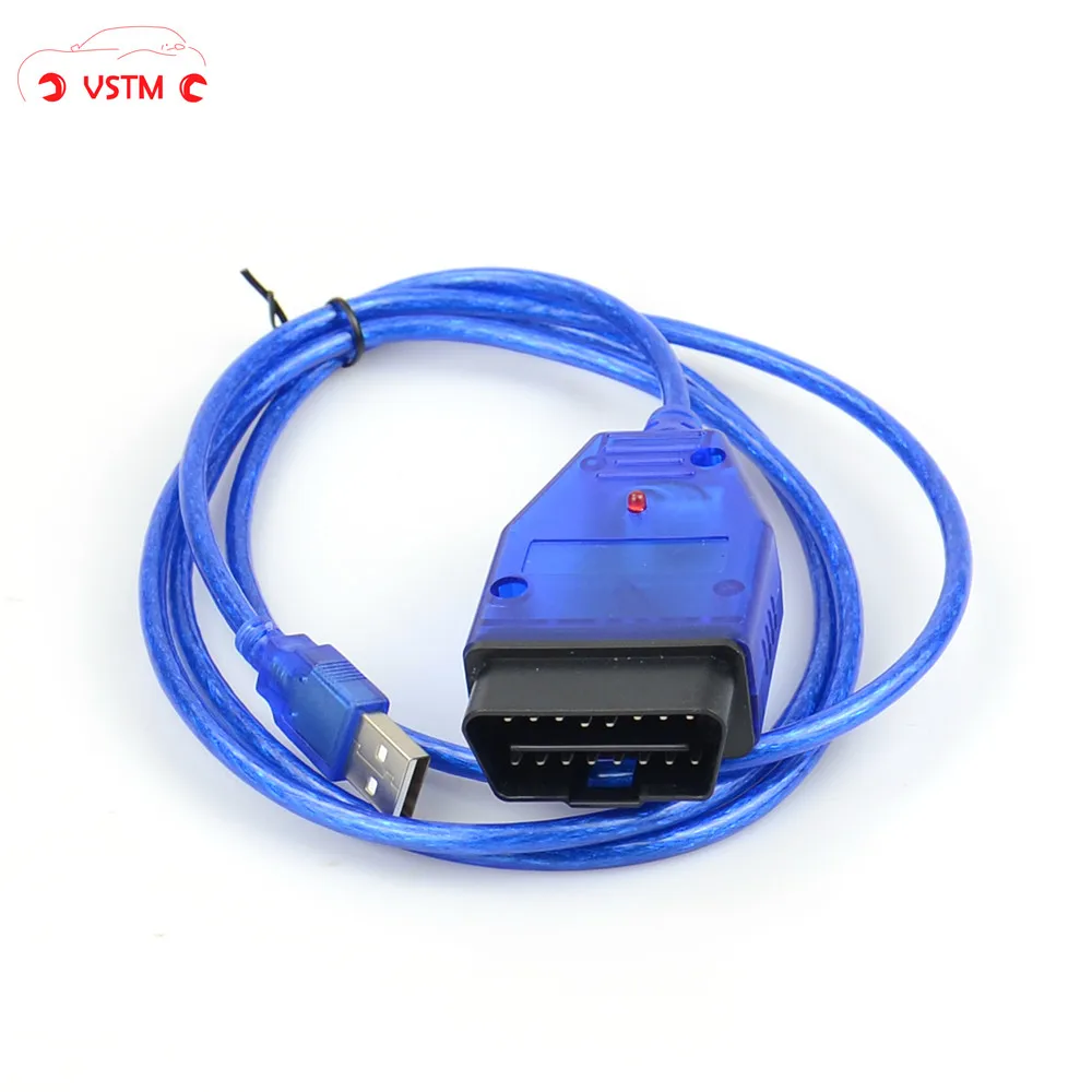 

Профессиональный автомобильный диагностический кабель переключателя работает для VAG KKL 409 с чипом FTDI FT232RL стабильный интерфейс OBD2 USB-кабель