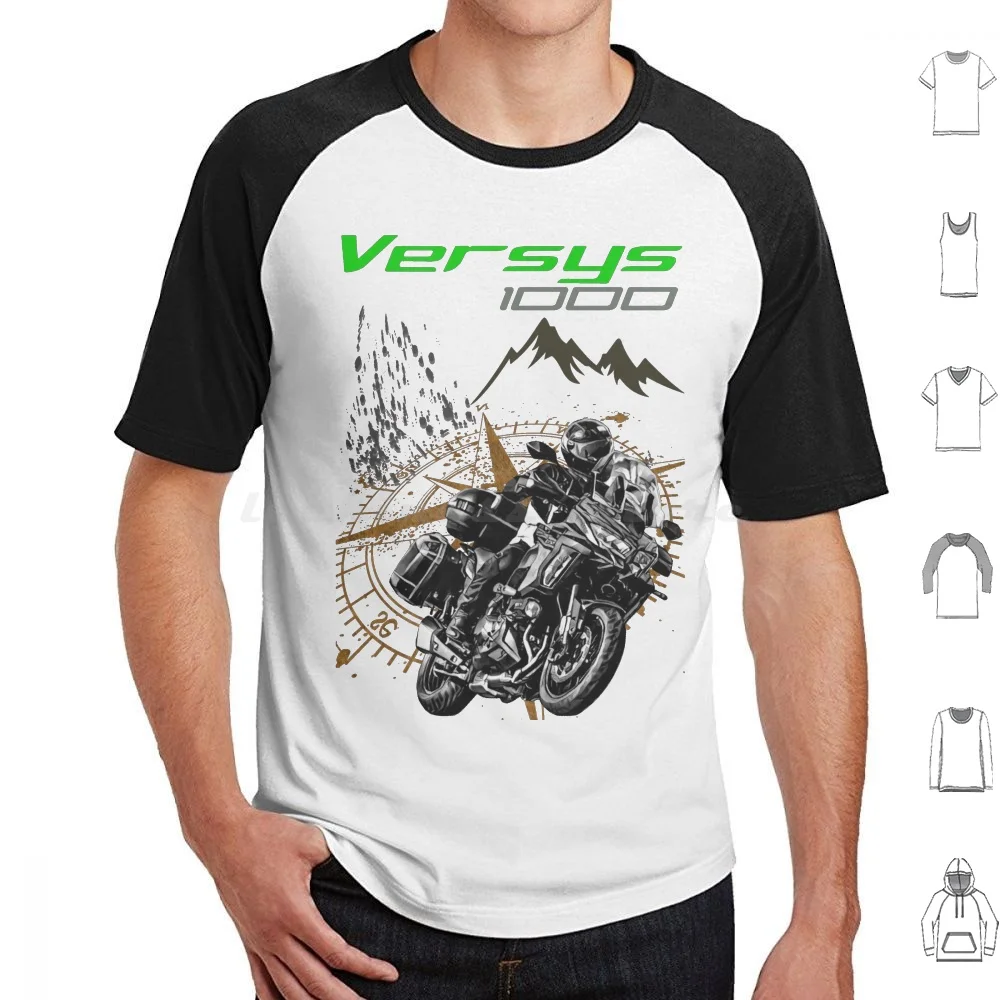 

Versys 1000 2021 T Shirt Cotton Men Women Diy Print Motorcycles Big Trail Moto Motorbike Adventure Bikers Motoarte Motorsport