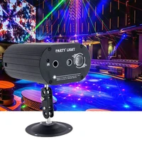 rg and rgb led laser light rgb thickened aluminum alloy shell voice activated stage light with projection strobe effect for club
