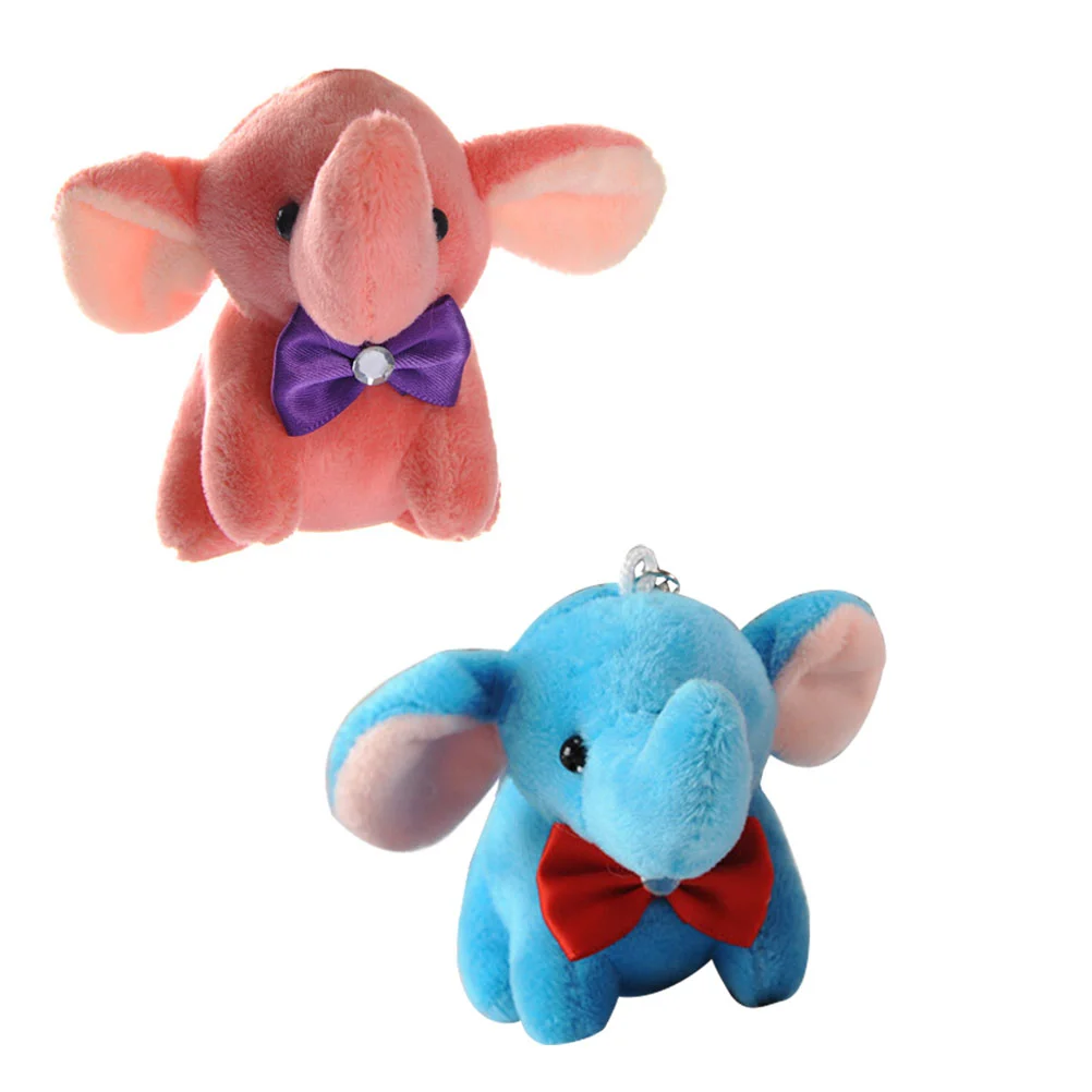 

2pcs Cartoon Puppet Key Ring Bag Pendant Cartoon Key Chain )