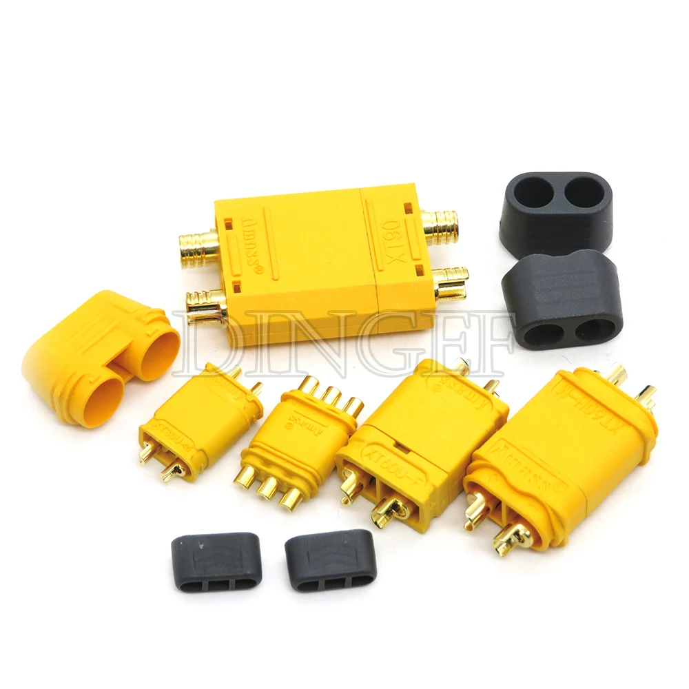 Штекерный Разъем XT60 XT60H XT30U XT90H MR30 с корпусом в футляре, штекерные гнездовые разъемы для радиоуправляемого дрона с аккумулятором Lipo