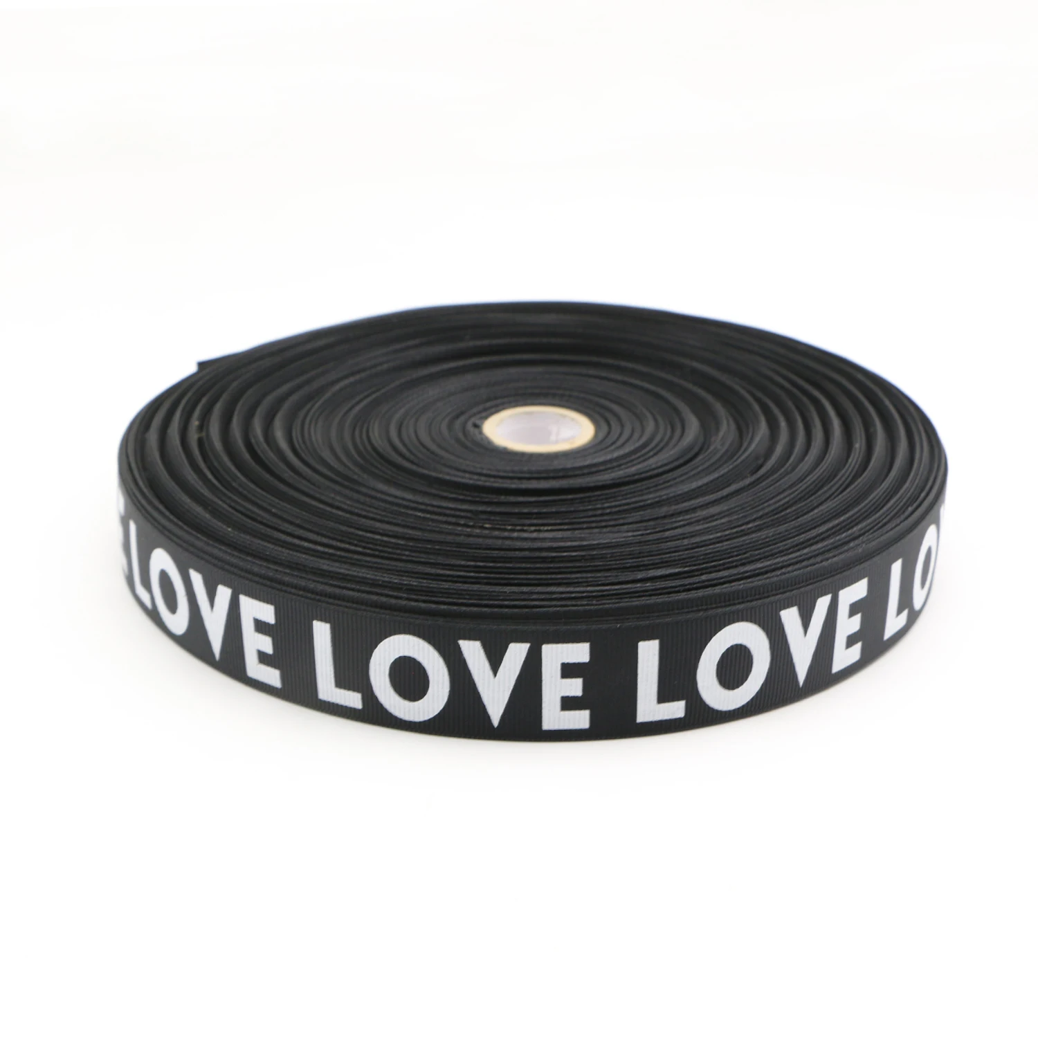 5 Yards 25mm Love Ribbon Printed Grosgrain Ribbons for Gift Wrapping Wedding Decoration Hair Bows DIY |