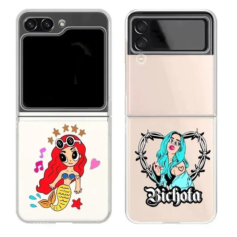 Прозрачный чехол-книжка для Samsung Galaxy Z 6 ZFlip 5 4 3