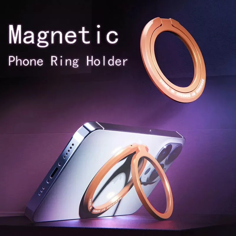 

Luxury Rotatable Finger Ring Mobile Phone Holder Stand Universal Magnetic Phone Holder For iPhone Samsung Xiaomi GPS Bracket