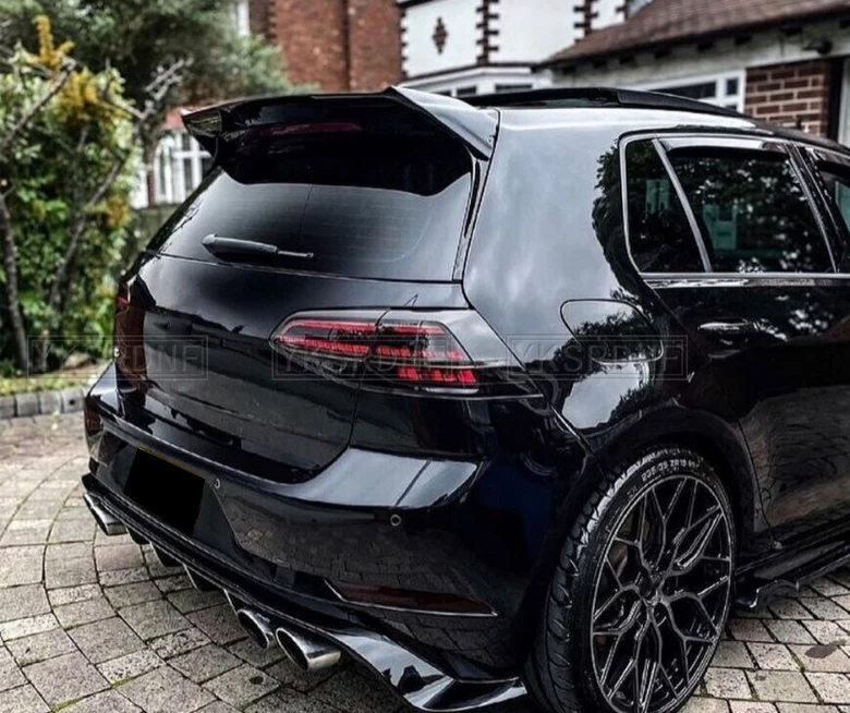 Для Volkswagen GOLF 7 MK7 MK7.5 GTI R Rline 2014 + ABS Материал праймер цвет автомобиль задний багажник